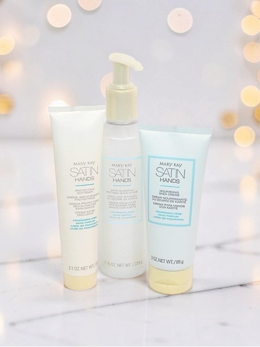 Mary Kay Satin Hands Unscented Gift Set